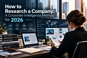 How to research a company using corporate intelligence and verified public records