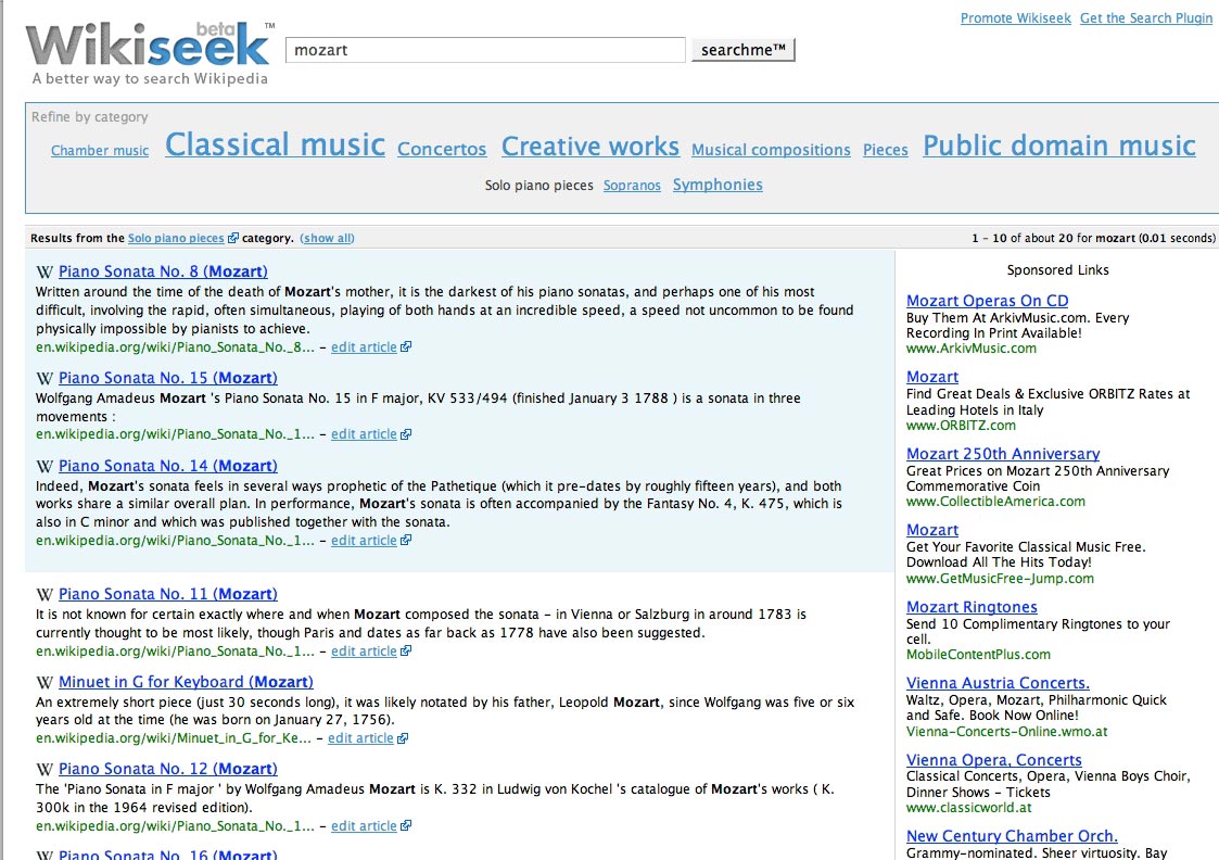 Wikipedia Search Engine WikiSeek Launches - AOFIRS