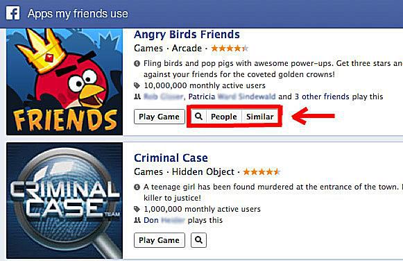 Facebook apps friends