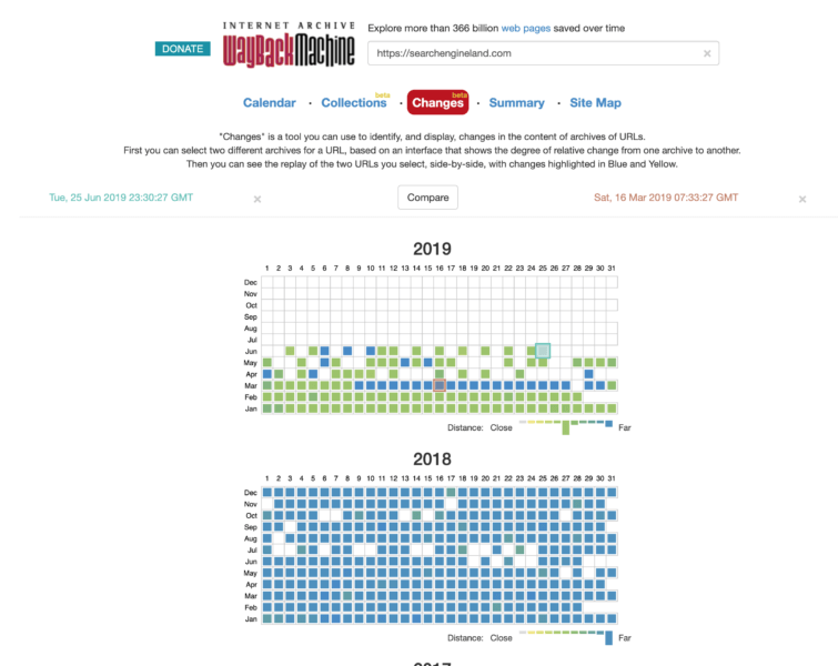 Wayback Machine adds ‘changes’ feature - AOFIRS