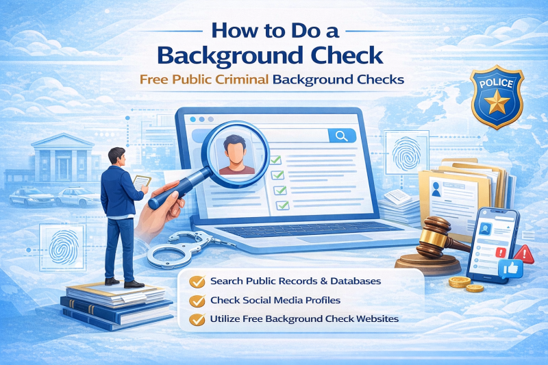 How to Do a Free Public Criminal Background Check