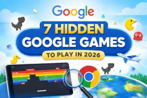 Play hidden Google games like Pac-Man, Atari Breakout, and Geo-Games in 2026, no downloads required.