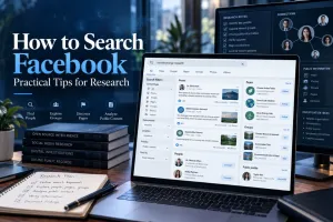 How to search Facebook for people, posts, Groups, Pages, and research information