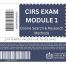 CIRS™ Module 1 Exam Voucher for Online Search & Research, featuring the 2026 Edition training guide.