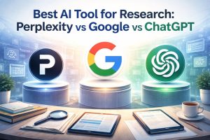 Comparison of AI research tools: Perplexity, Google, and ChatGPT for academic research