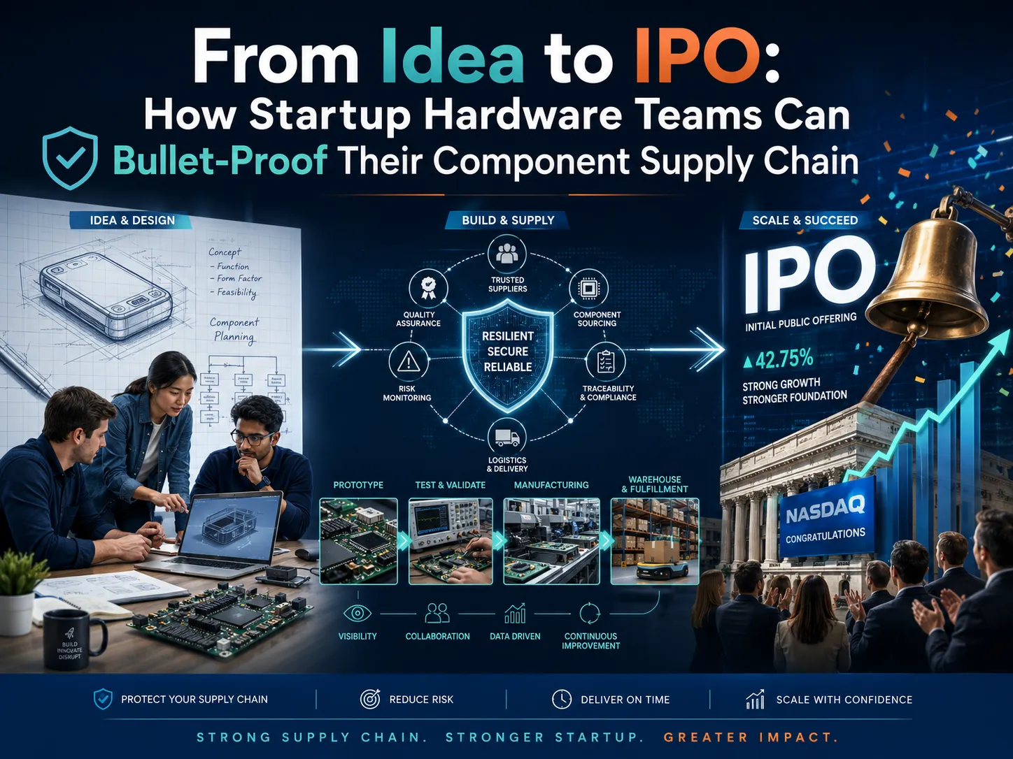 From Idea to IPO: How Startup Hardware Teams Can Bullet-Proof Their Component Supply Chain