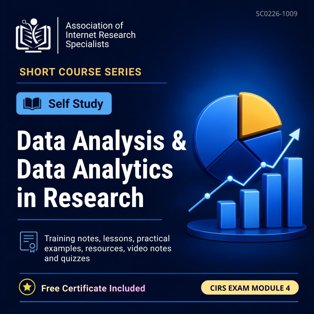 Data Analysis & Data Analytics in Online Research | AOFIRS