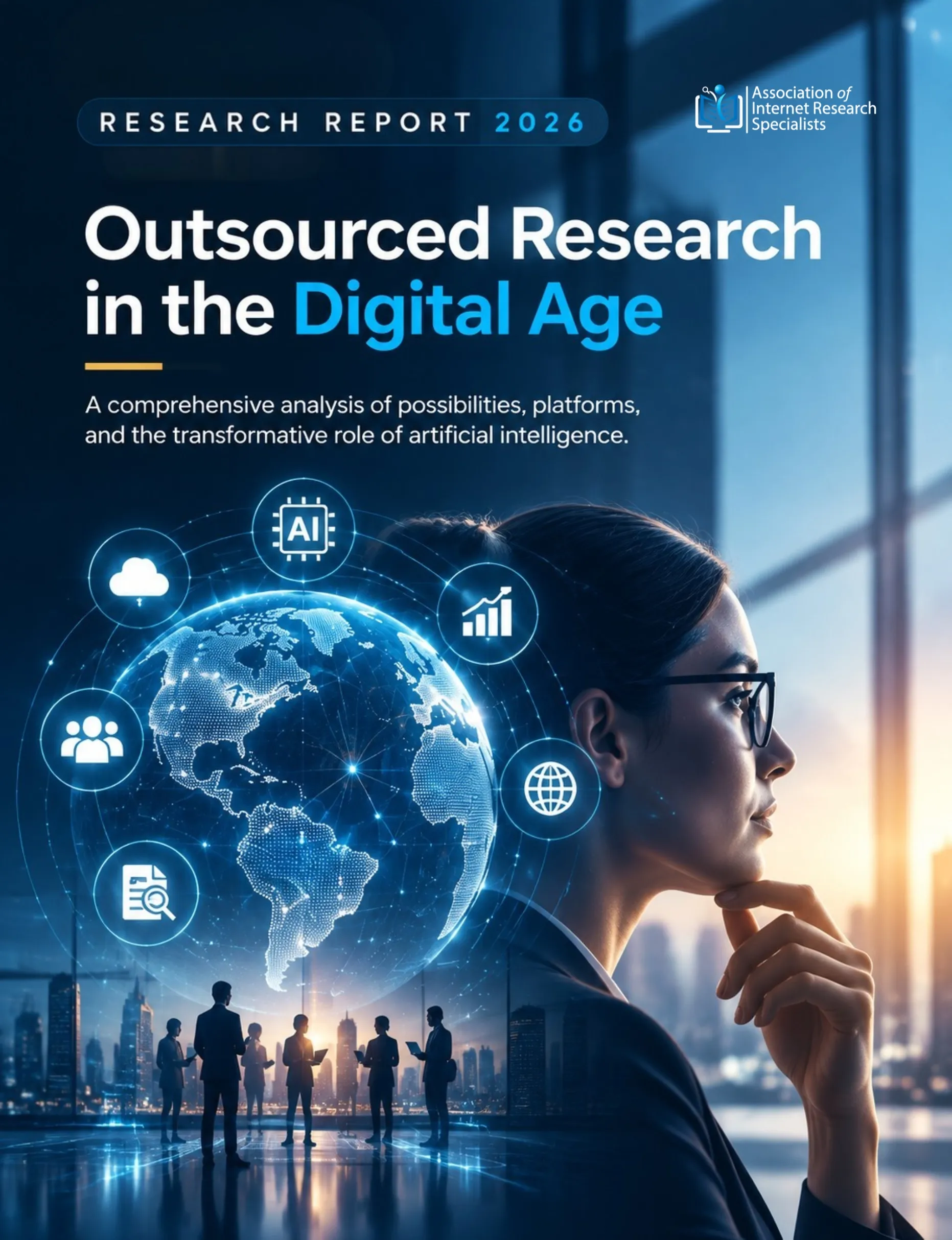 AI-driven outsourced research platforms for global collaboration